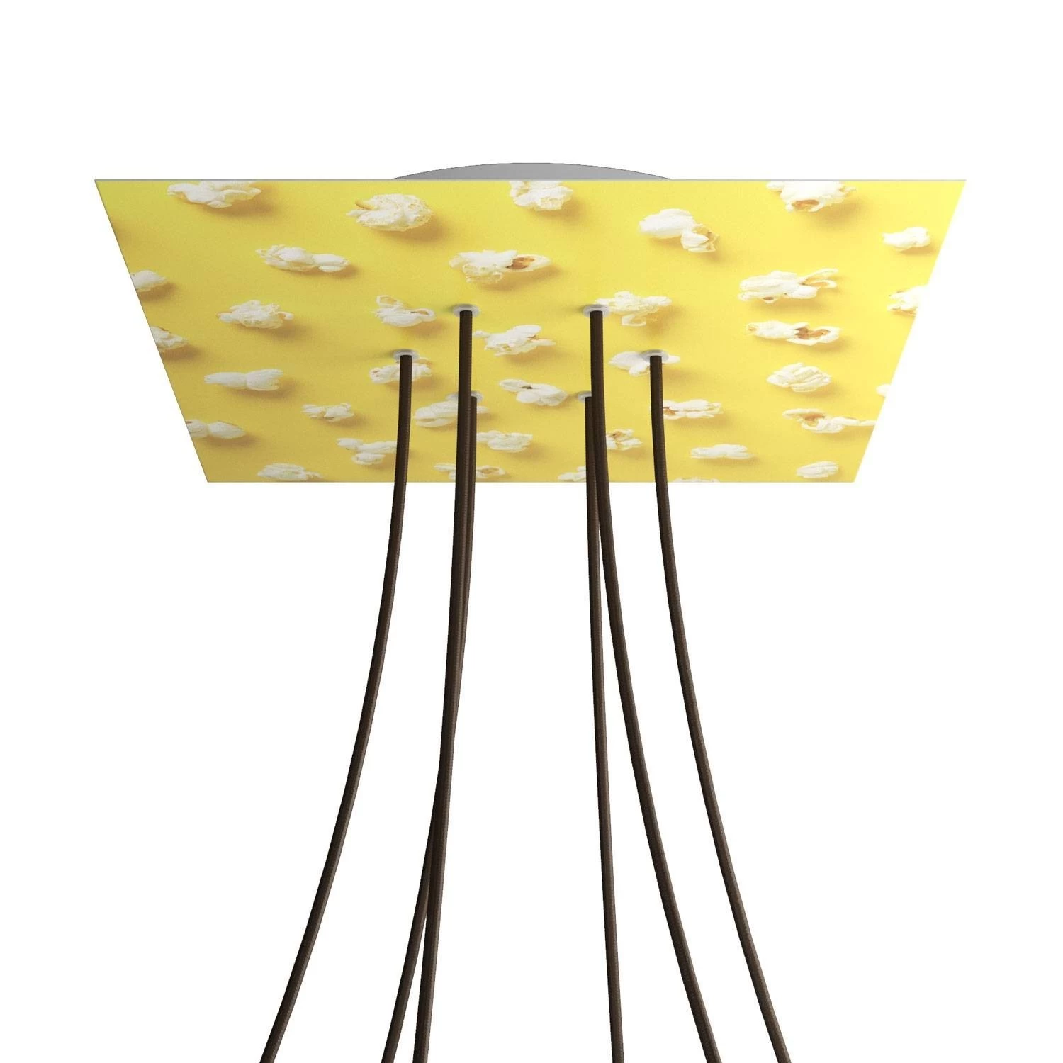 6 Holes - EXTRA LARGE Square Ceiling Canopy Kit - Rose One System - PROMO - Pop-Corn