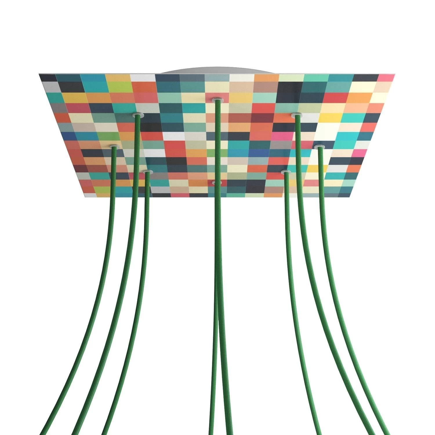 8 Holes - EXTRA LARGE Square Ceiling Canopy Kit - Rose One System - PROMO - Palette