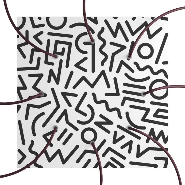 8 Holes - EXTRA LARGE Square Ceiling Canopy Kit - Rose One System - PROMO