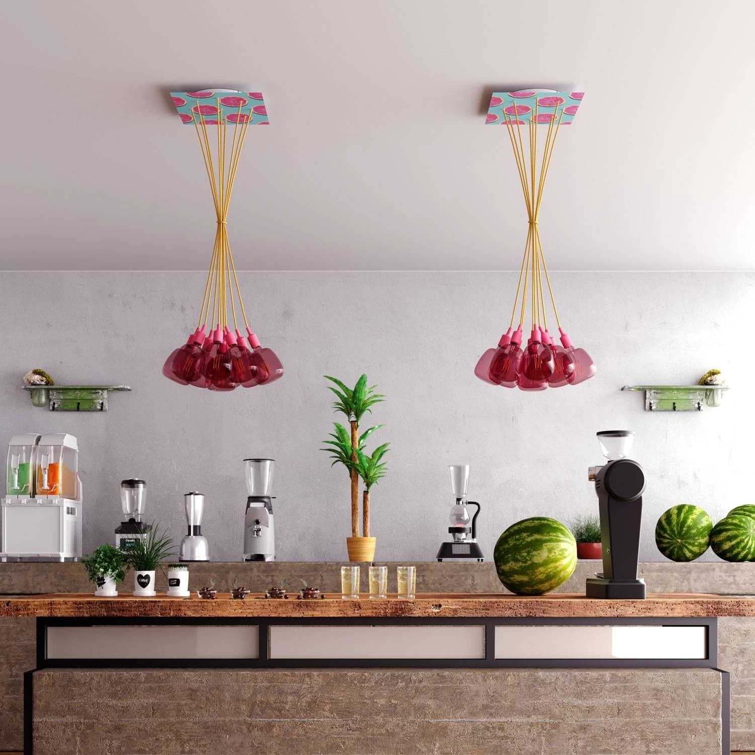 9 Holes - EXTRA LARGE Square Ceiling Canopy Kit - Rose One System - PROMO