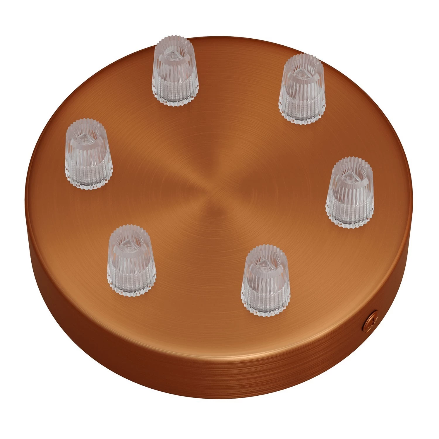 Classic 6-hole Round Metal Ceiling Canopy Kit