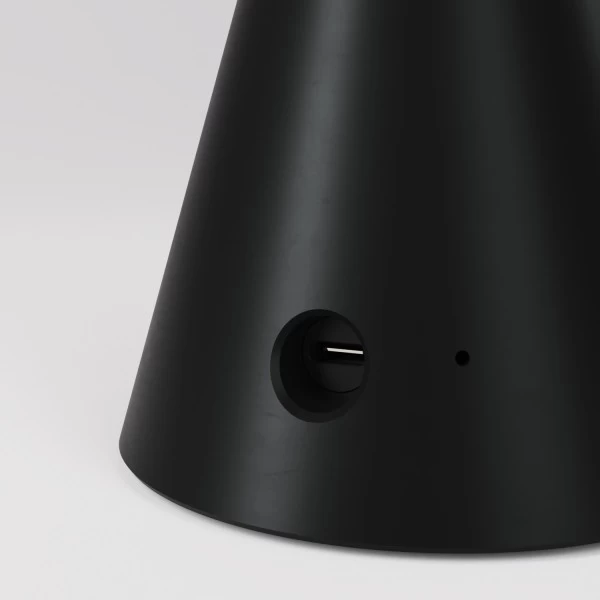 Portable and rechargeable Cabless01 LED lamp with Silver Half Sphere Globe light bulb