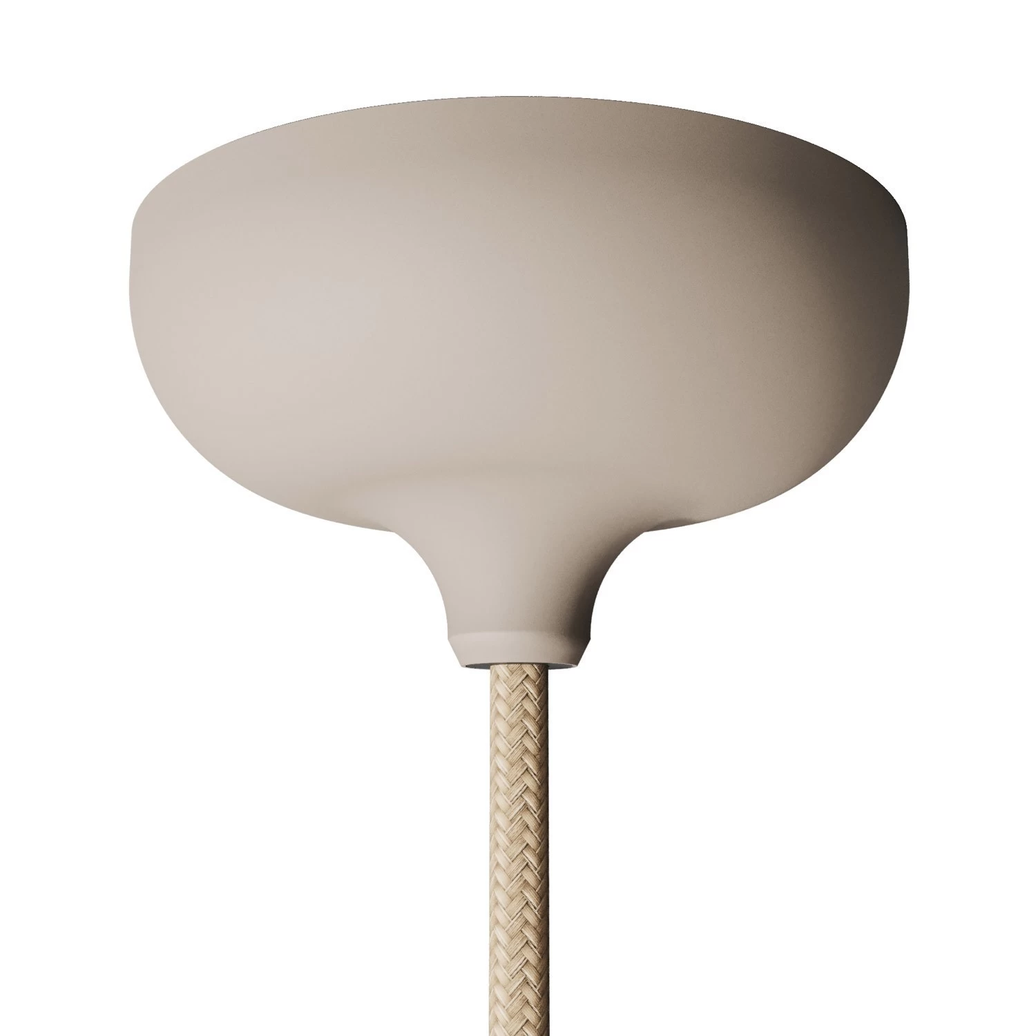 Silicone rose kit with central hole suitable for lampshade - Desert Brown