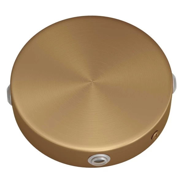 Classic Round Metal Ceiling Canopy Kit - Blank with 4 side holes