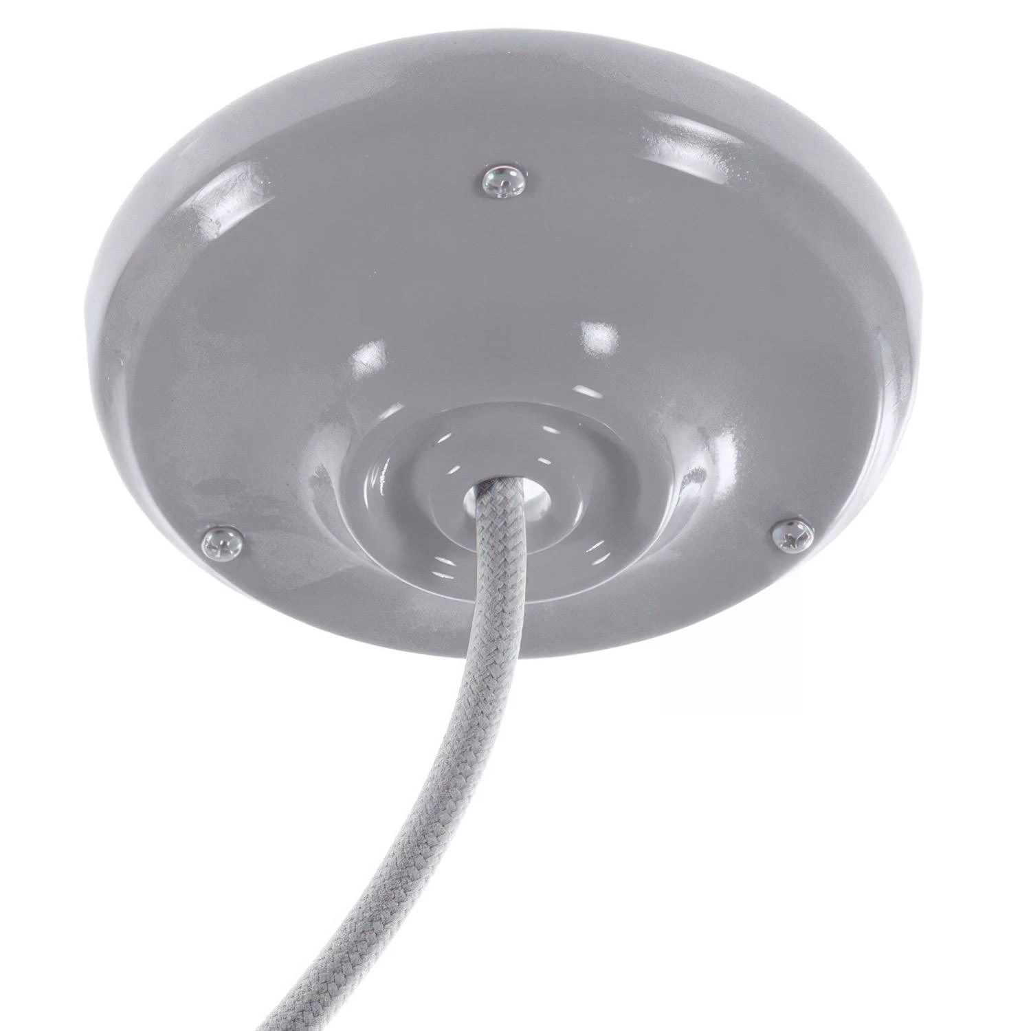 Porcelain ceiling canopy kit - Grey