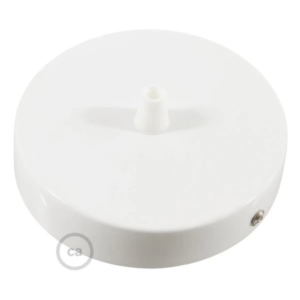 Classic 1-hole Round Metal Ceiling Canopy Kit