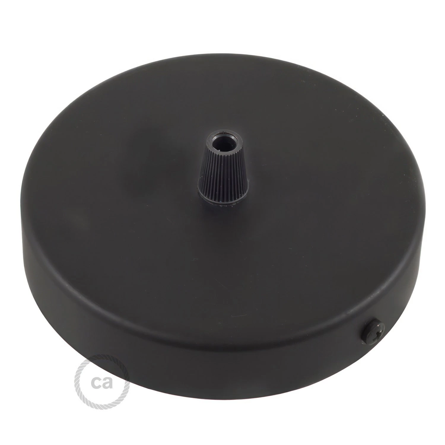 Classic 1-hole Round Metal Ceiling Canopy Kit