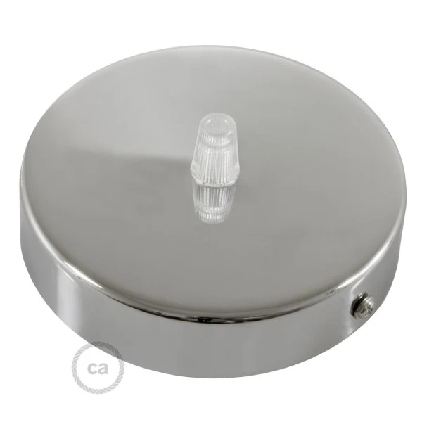 Classic 1-hole Round Metal Ceiling Canopy Kit