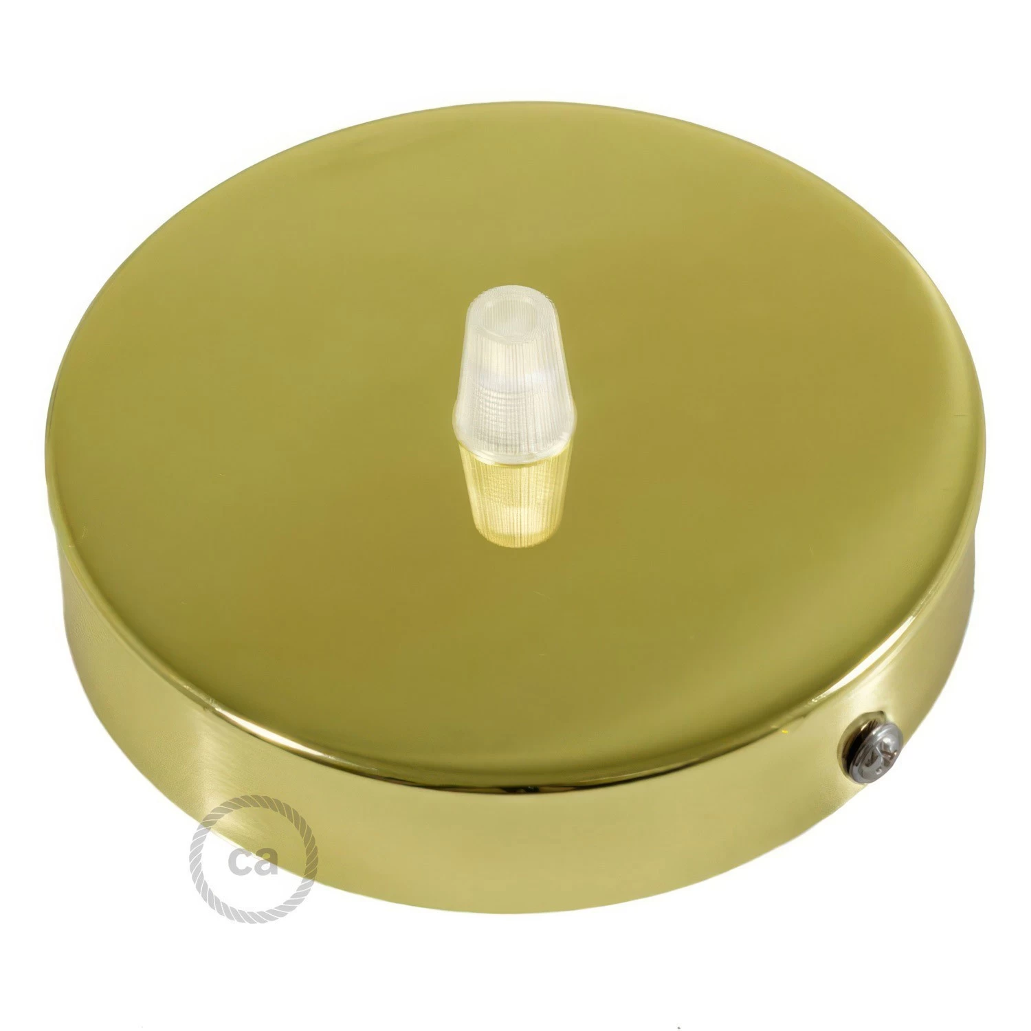 Classic 1-hole Round Metal Ceiling Canopy Kit