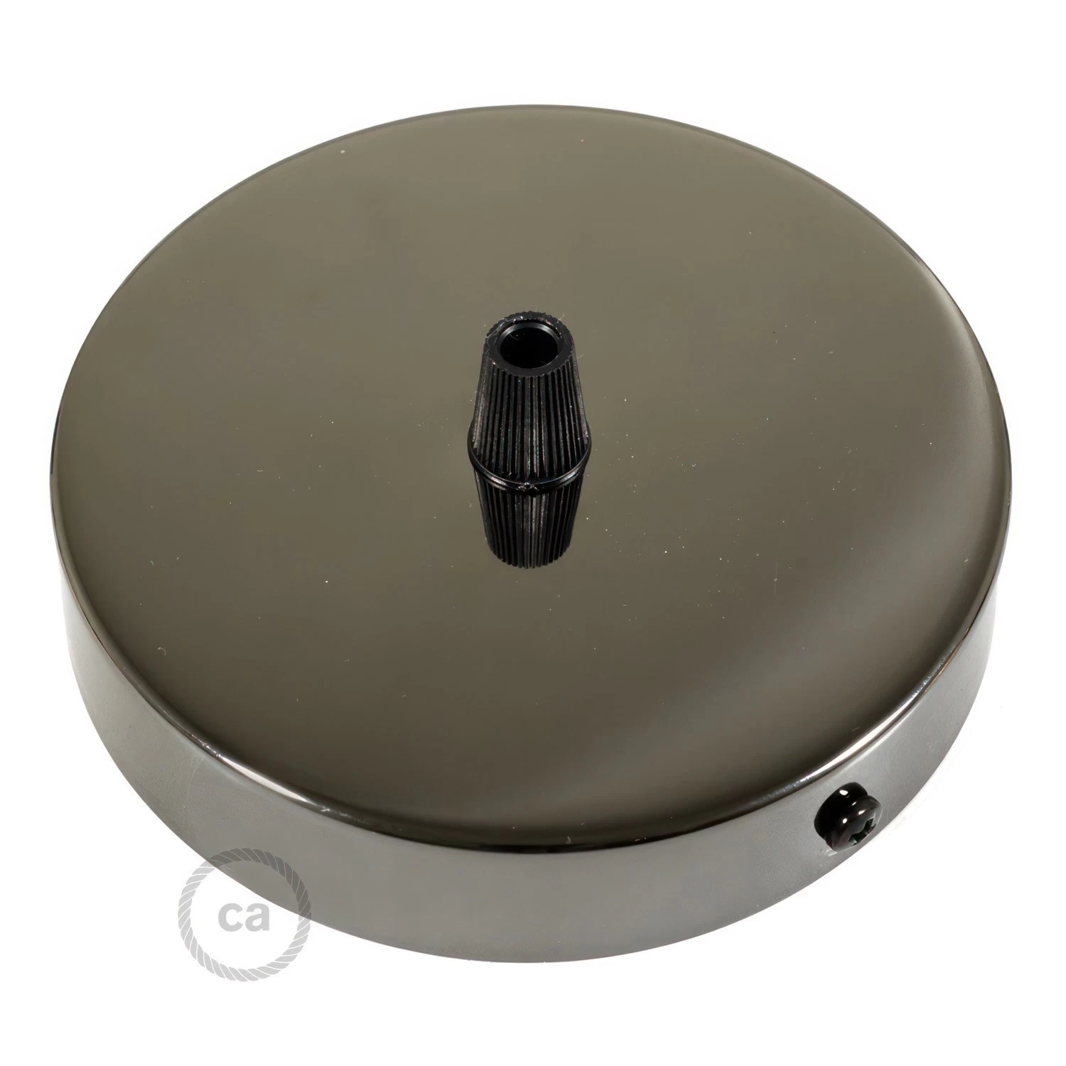 Classic 1-hole Round Metal Ceiling Canopy Kit