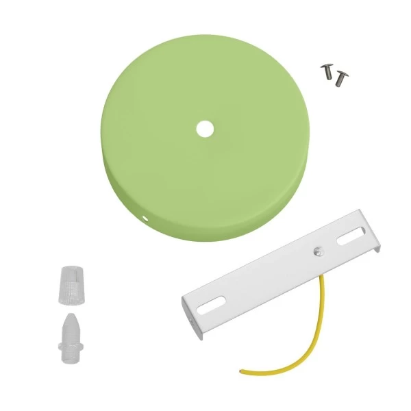 Classic 1-hole Round Metal Ceiling Canopy Kit