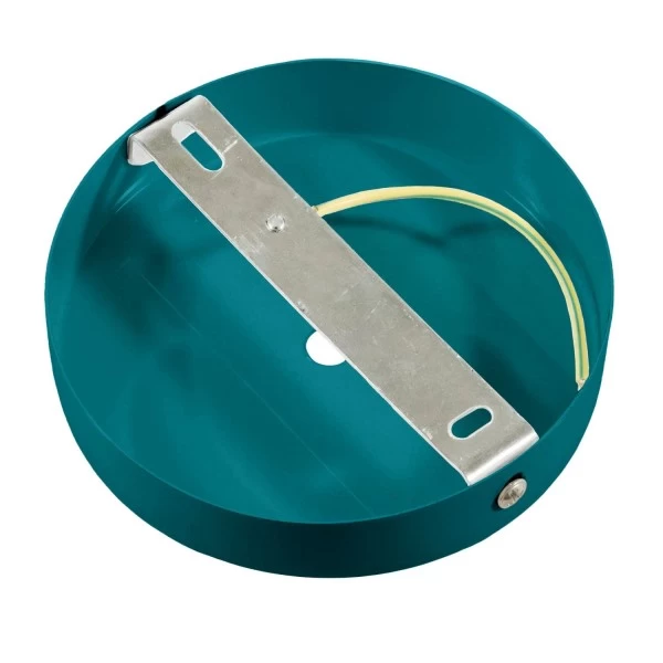 Classic 1-hole Round Metal Ceiling Canopy Kit