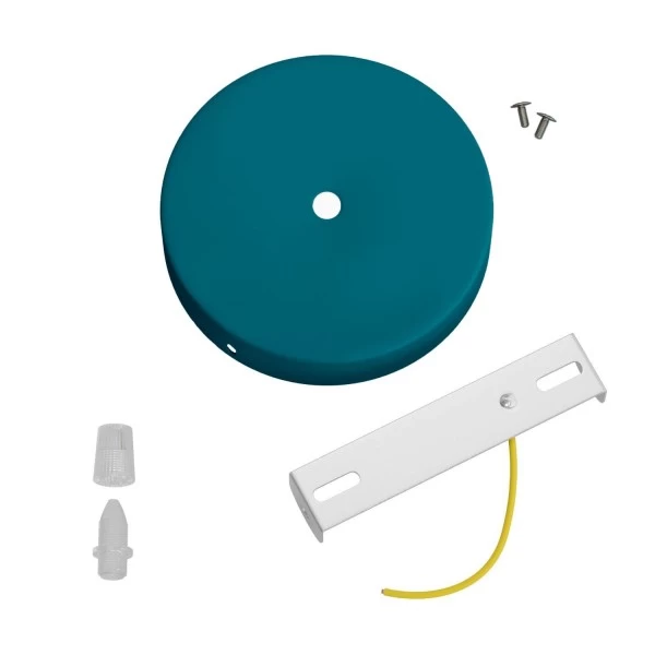 Classic 1-hole Round Metal Ceiling Canopy Kit