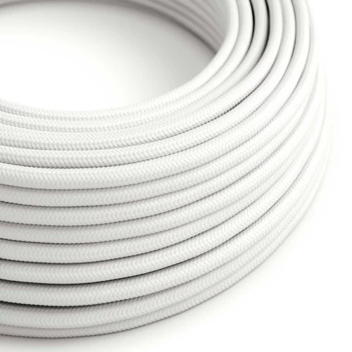 Cloth Covered Wire - White Rayon RM01 - UL Listed
