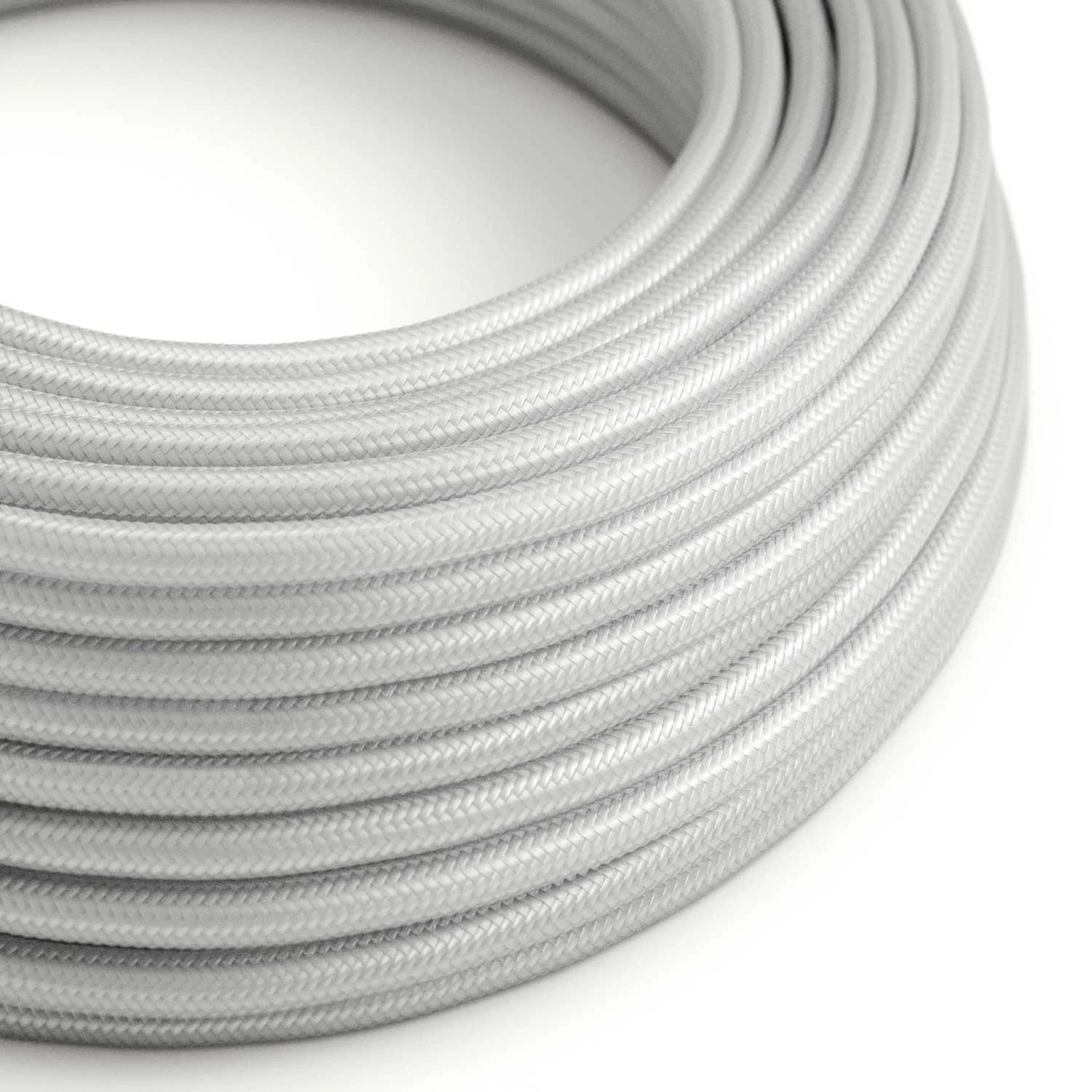 Cloth Covered Wire - Silver Rayon RM02 - UL Listed