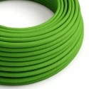 Cloth Covered Wire - Lime Green Rayon RM18 - UL Listed