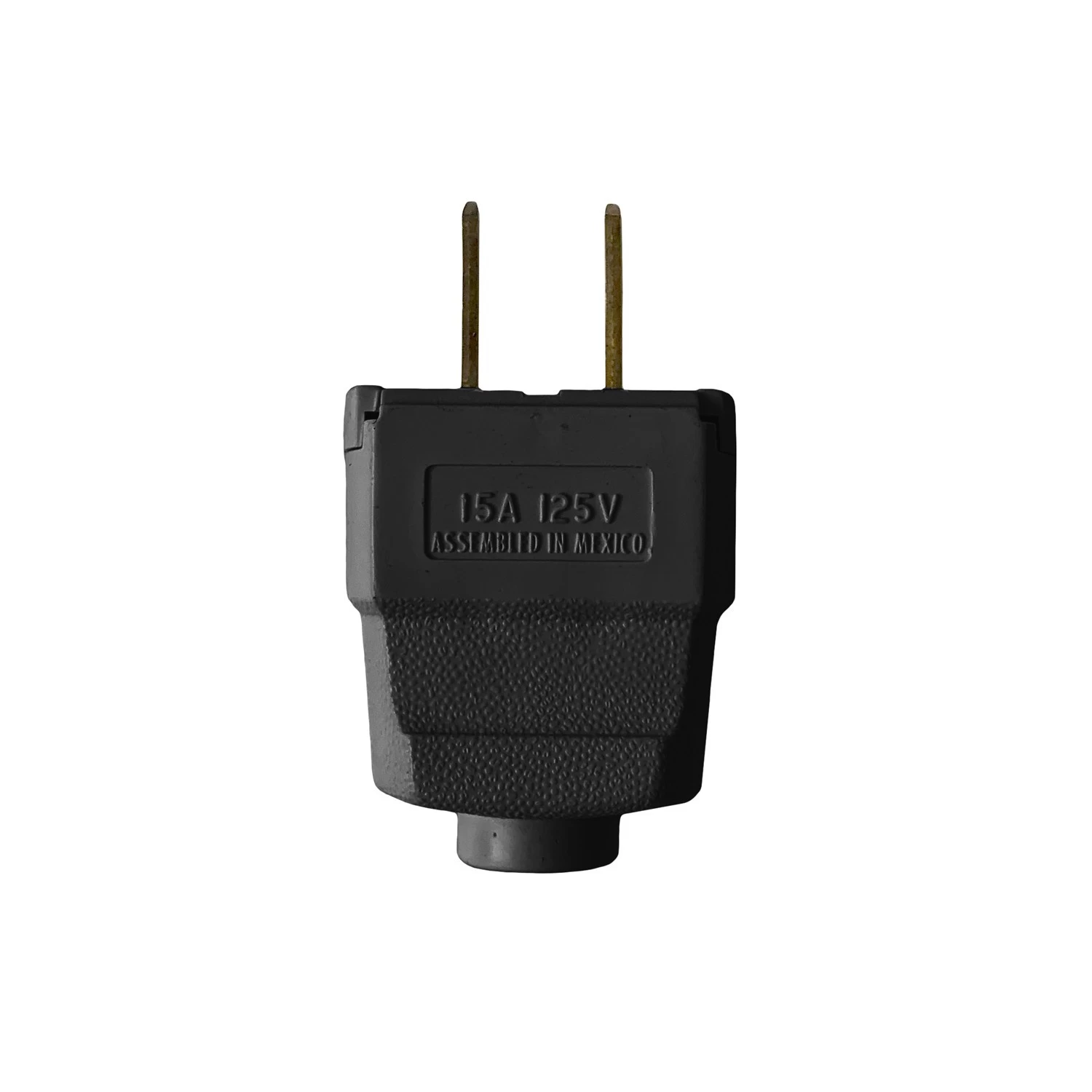 2-prong plug - Black