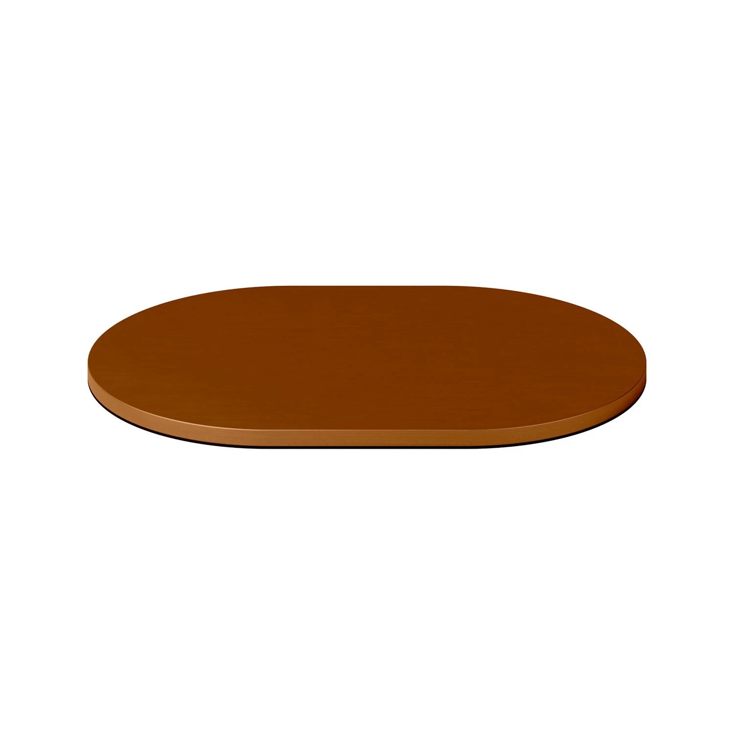 Oval metal base for MAG-Y table lamp - Brushed copper