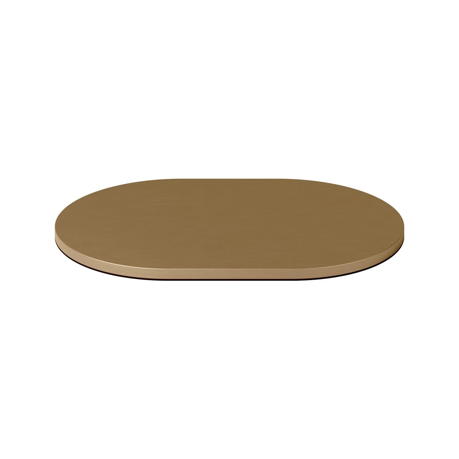 Oval metal base for MAG-Y table lamp - Brushed bronze