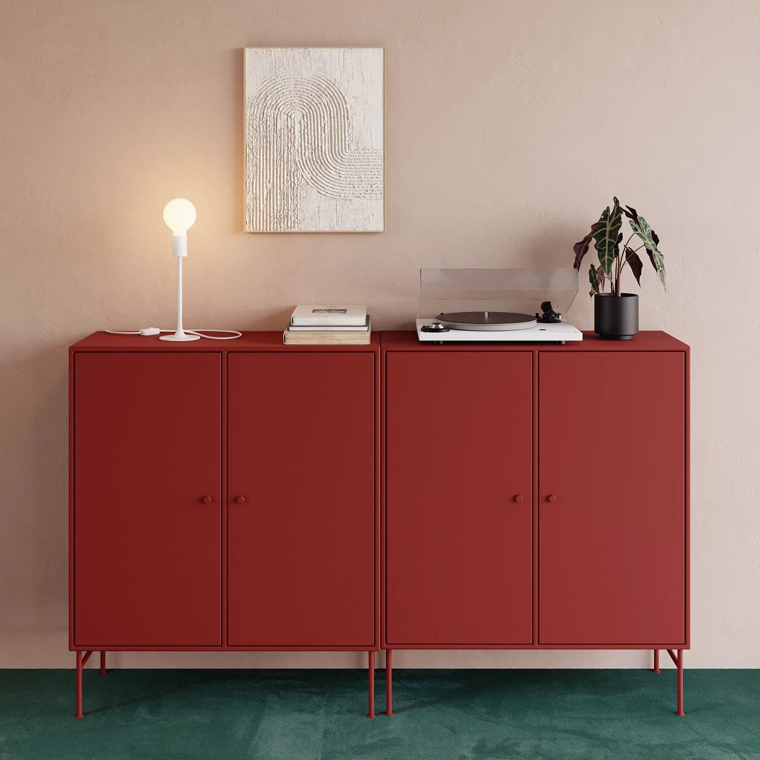 MAG-Y metal table lamp with visible bulb