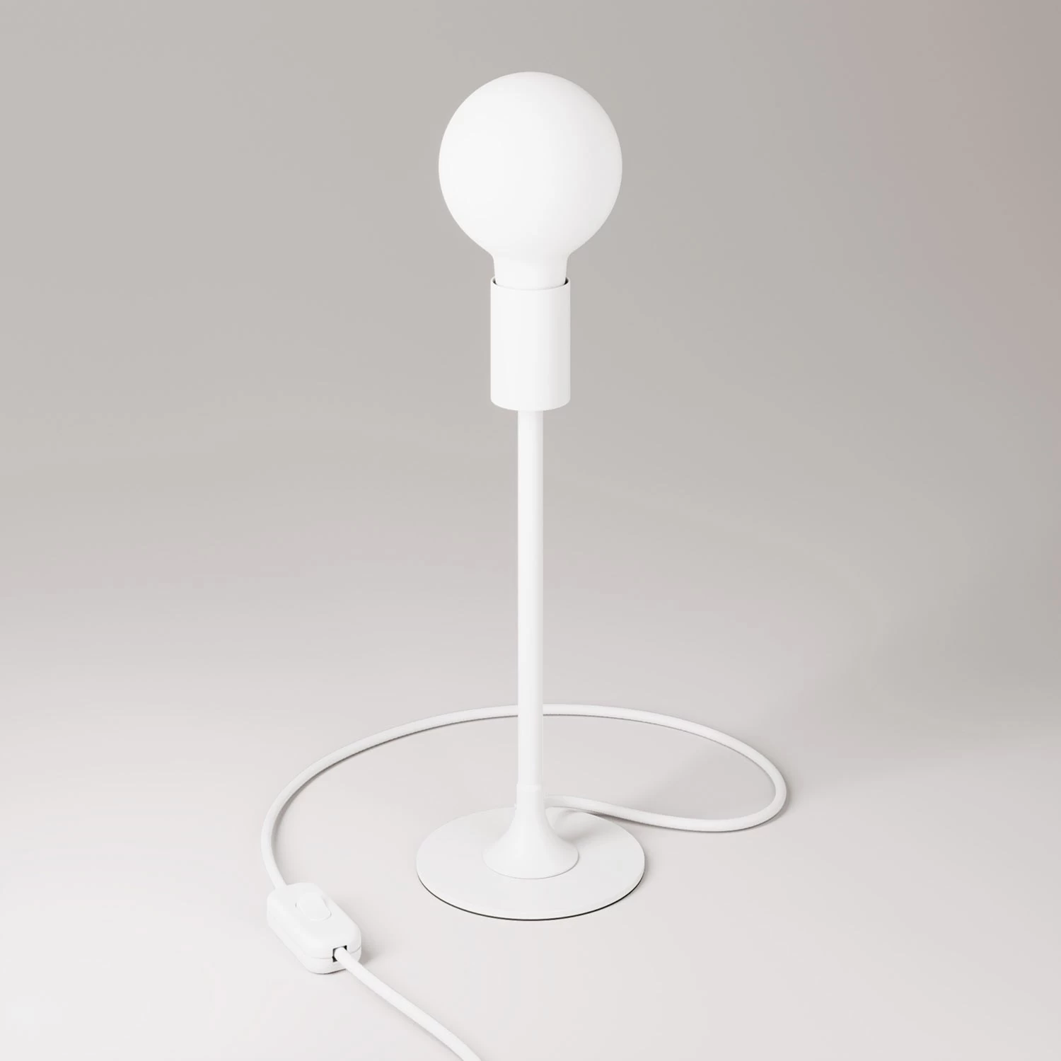 MAG-Y metal table lamp with visible bulb