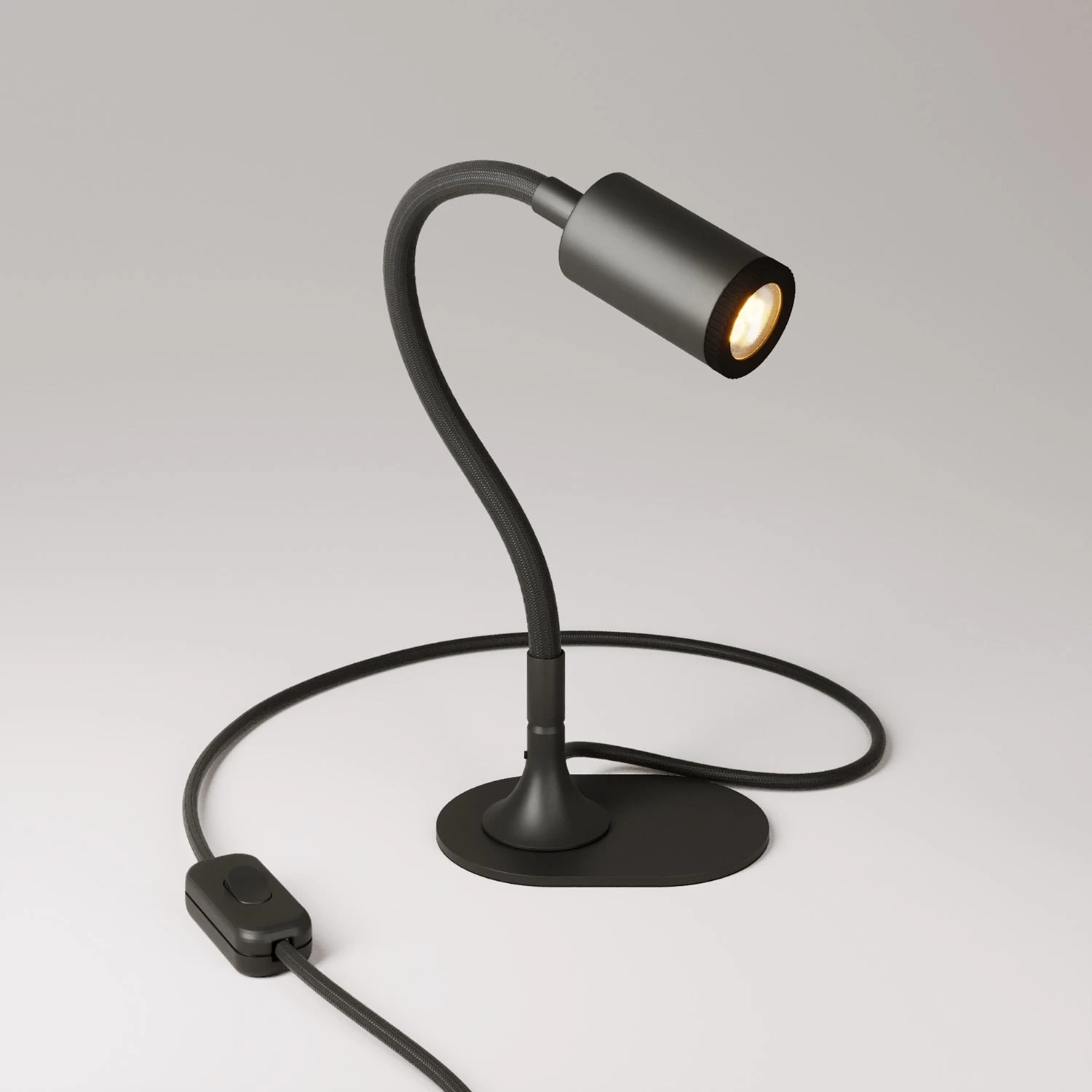 MAG-Y spotlight with adjustable extension - Black