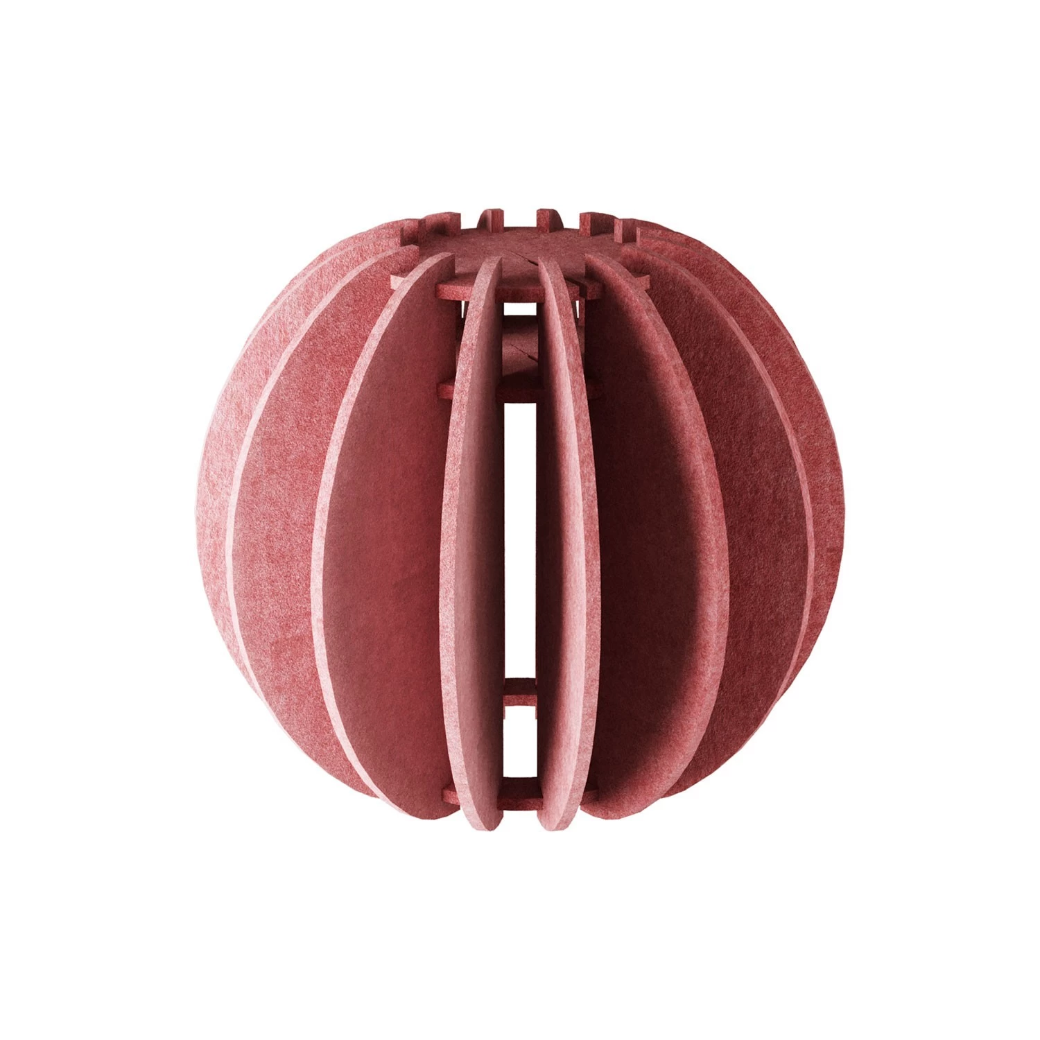 LAMPSHHADE - Elliptical Lampshade Made of Sound-Absorbing Material - Rose melange