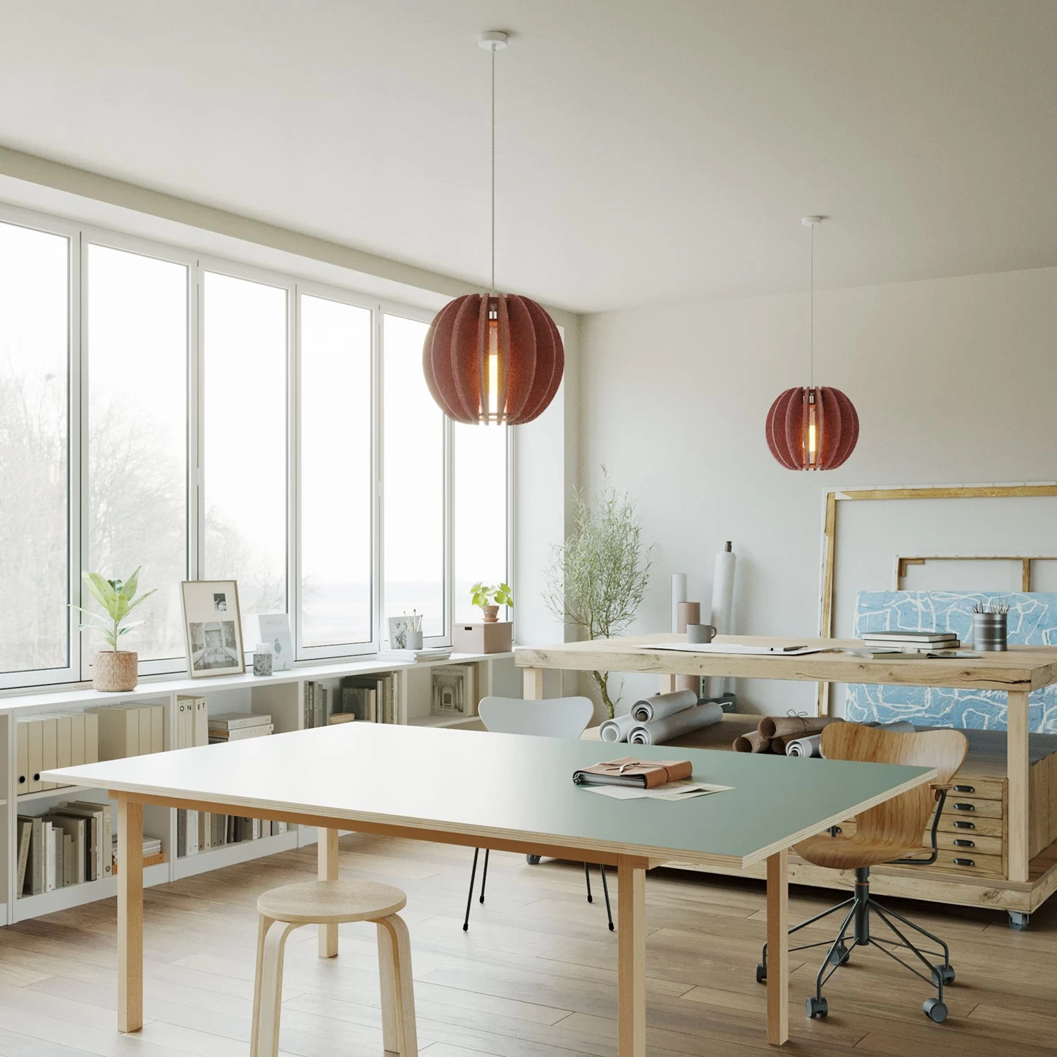 LAMPSHHADE - Pendant Lamp with Elliptical Shade