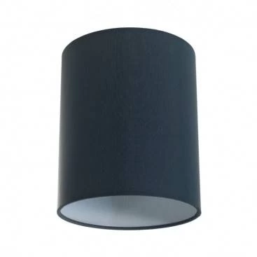Cylinder Fabric Lamp Shade | 5.91 x 7.09 Inches | Italian Craftsmanship - Petrol Blue Cinette