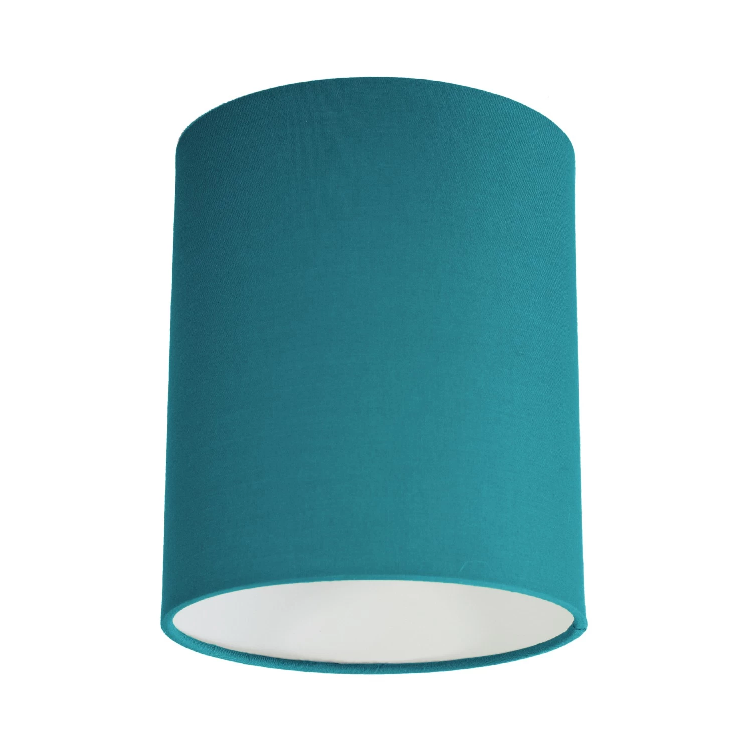 Cylinder Fabric Lamp Shade | 5.91 x 7.09 Inches | Italian Craftsmanship - Harsh blue canvas