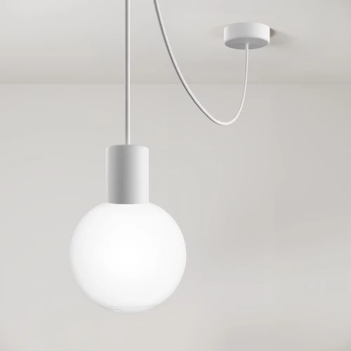 EIVA Outdoor Pendant Lamp, suitable for wet locations, with Unbreak-a-Ball unbreakable shade