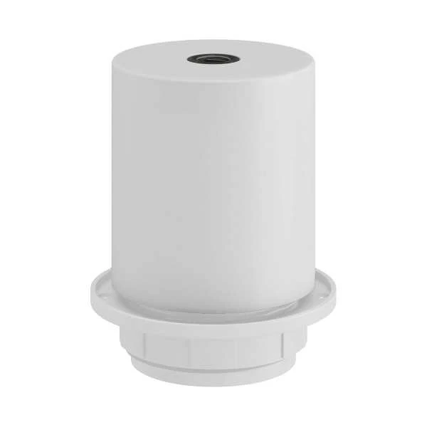 E26 semi-threaded metal socket kit with concealed cable clamp