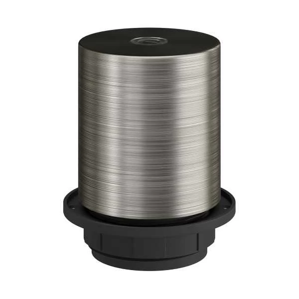 E26 semi-threaded metal socket kit with concealed cable clamp