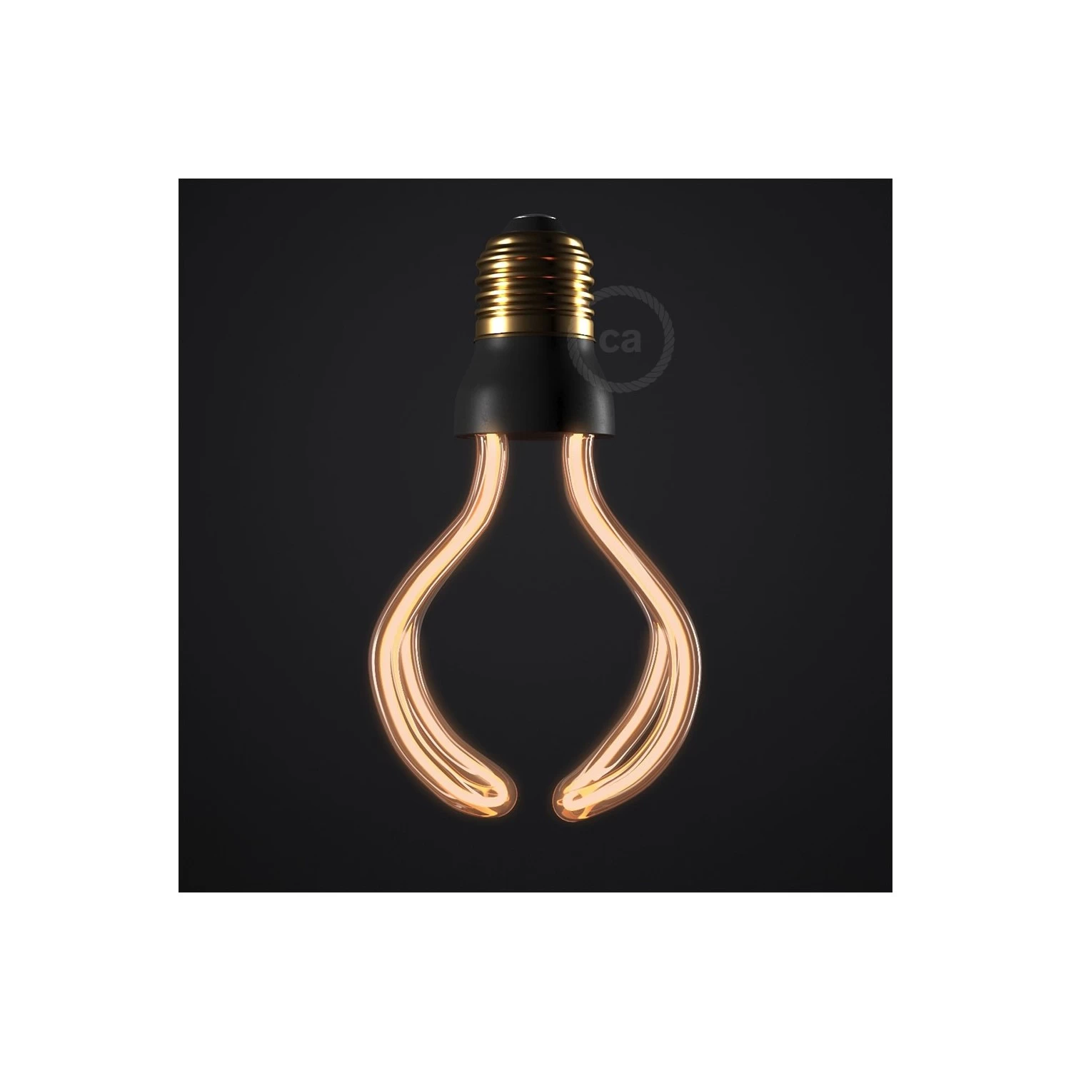 LED Light Bulb Clear Globo G40 12W 500Lm E26 2200K Dimmable - Globo