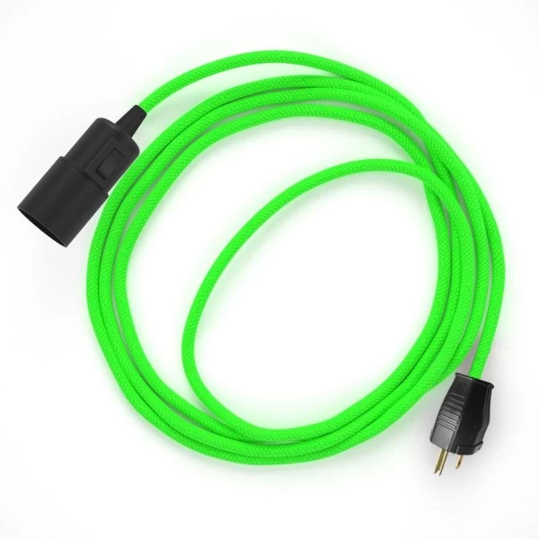 Plug-in Pendant with switch on socket | RF06 Neon Green