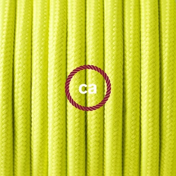 Plug-in Pendant with switch on socket | RF10 Neon Yellow