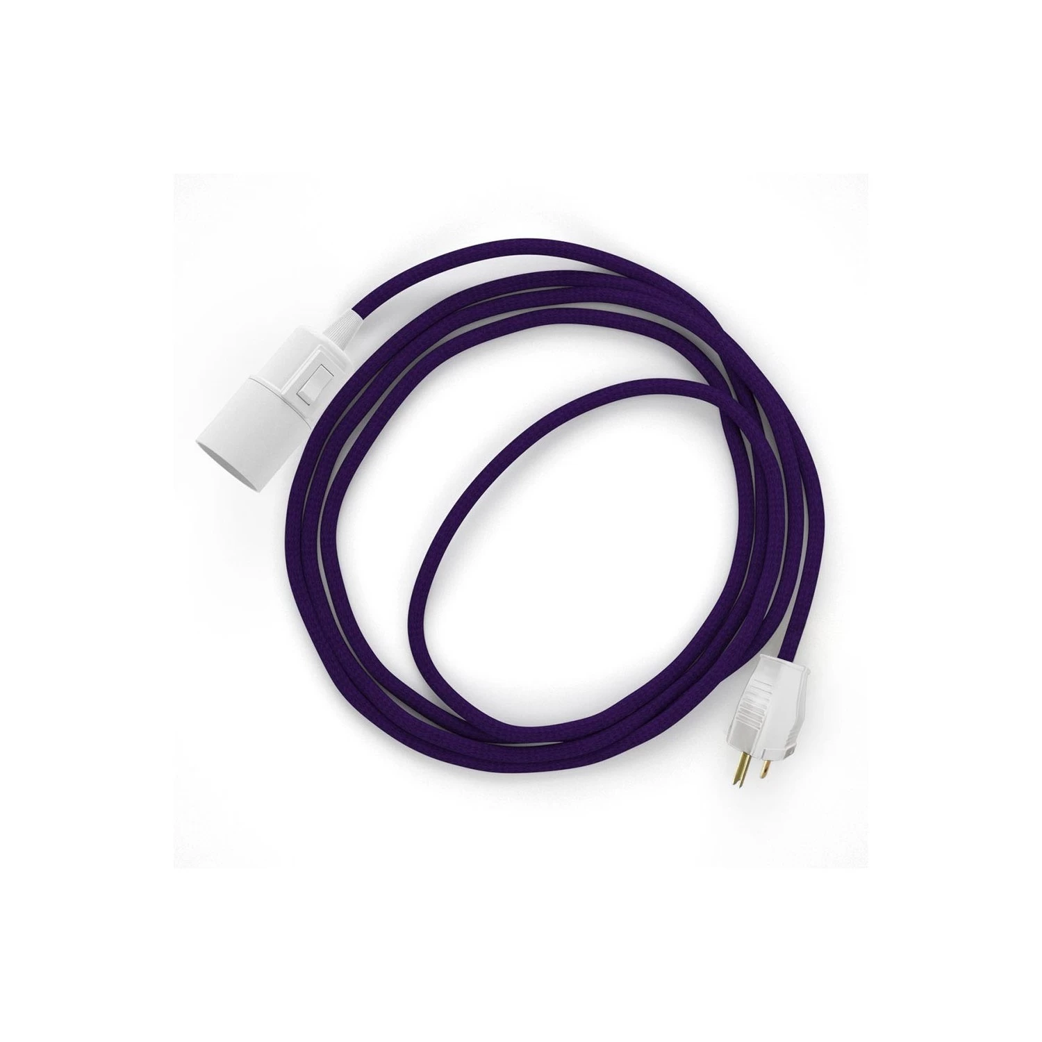 Plug-in Pendant with switch on socket | RM14 Violet Rayon