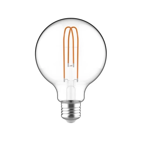 LED Light Bulb Clear Globe G30 5.5W 250Lm E26 2200K Dimmable - G30 Globe