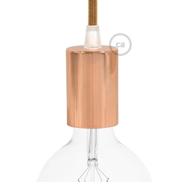 Flat Top Metal light bulb socket kits - E26