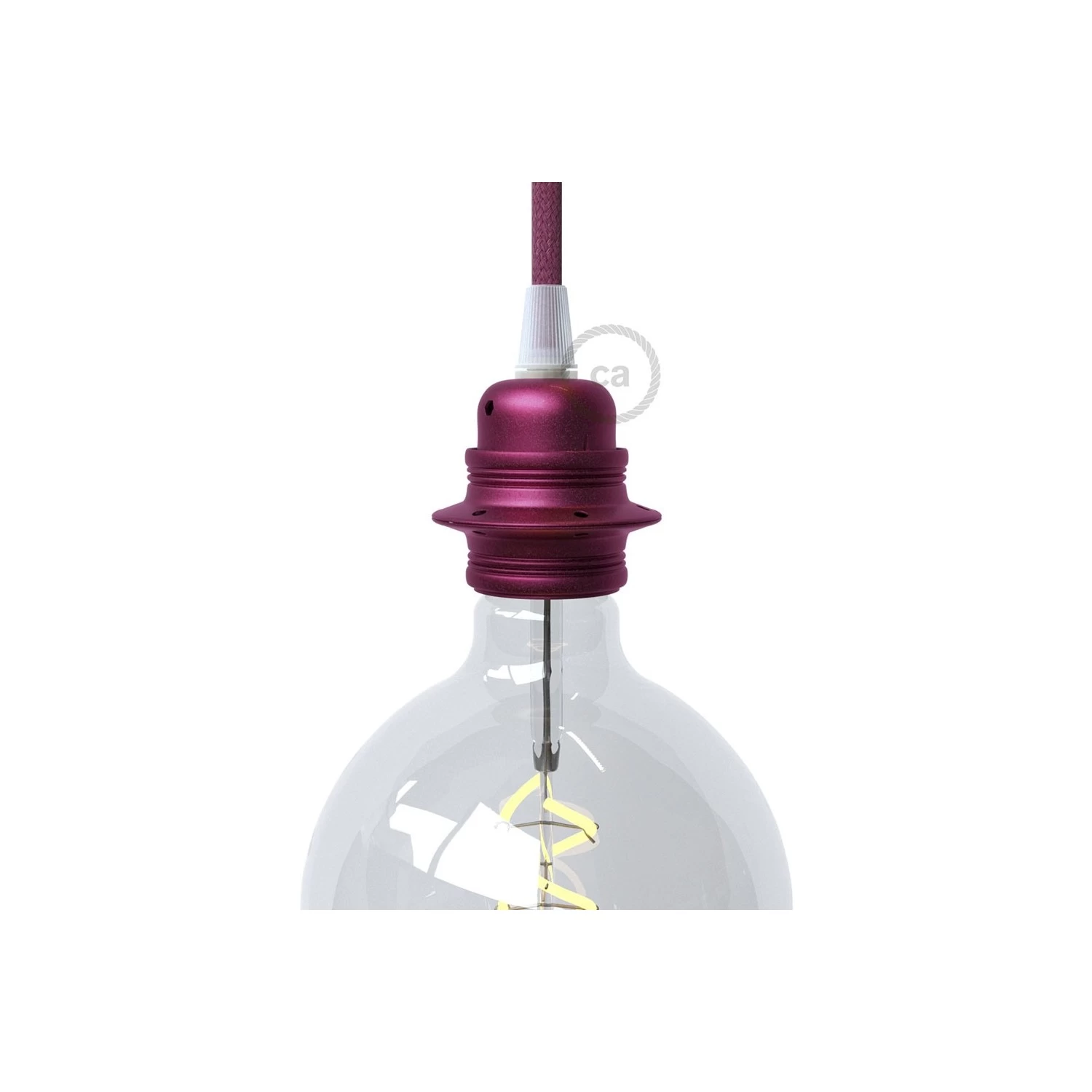 "Color Line" Metal Double Ferrule light bulb sockets - E26 - UltraViolet