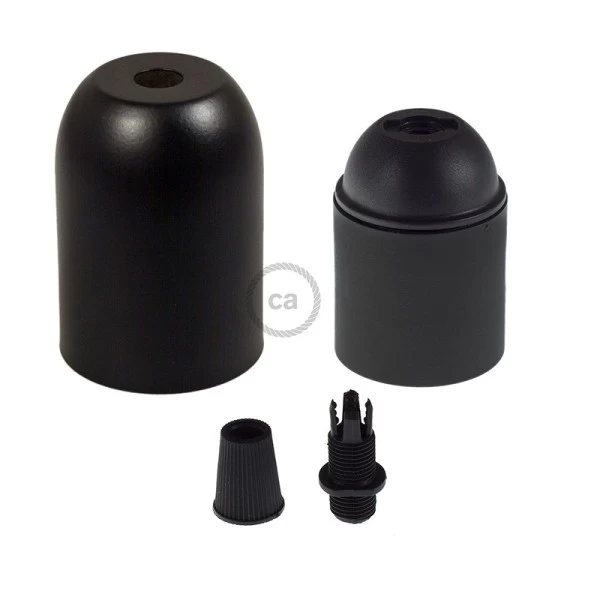 Rounded Top metal light bulb socket kits - E26