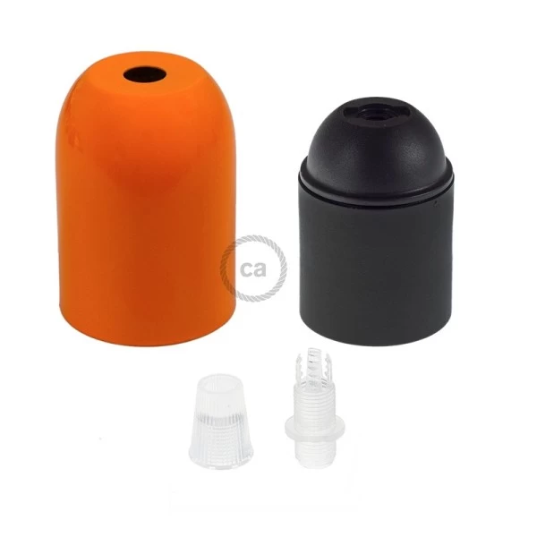 Rounded Top metal light bulb socket kits - E26