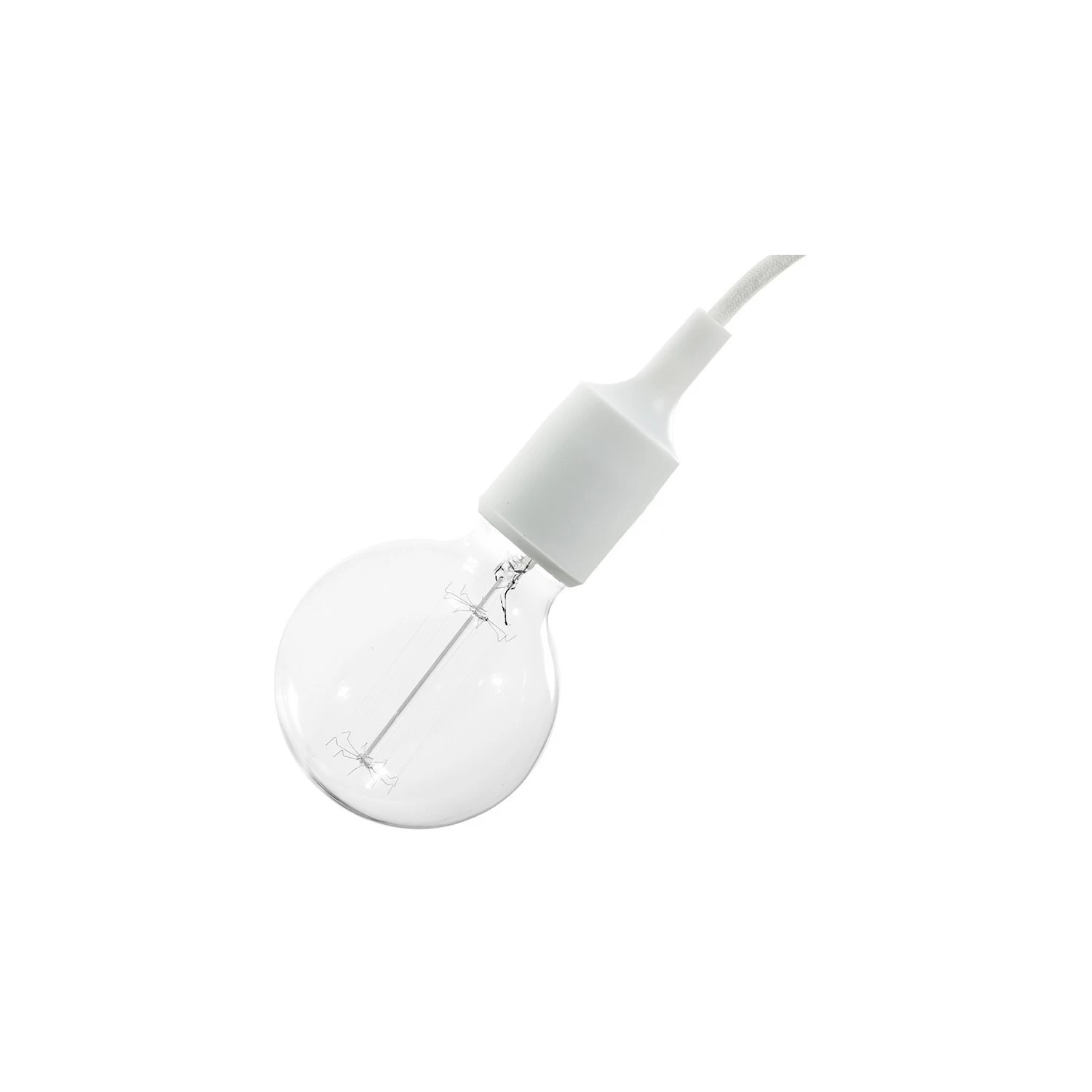 Silicone Light Bulb Socket Kits - E26 - White