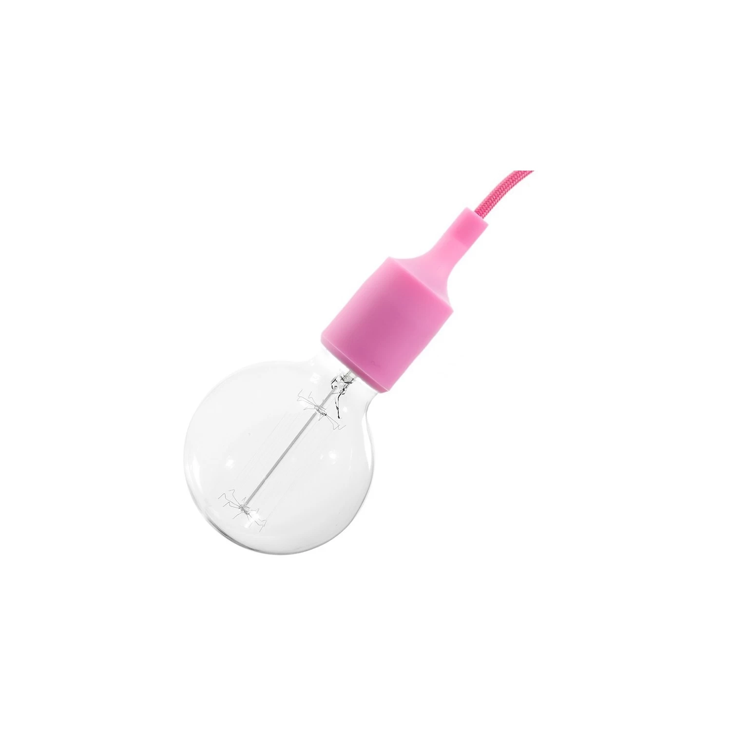 Silicone Light Bulb Socket Kits - E26 - Pink