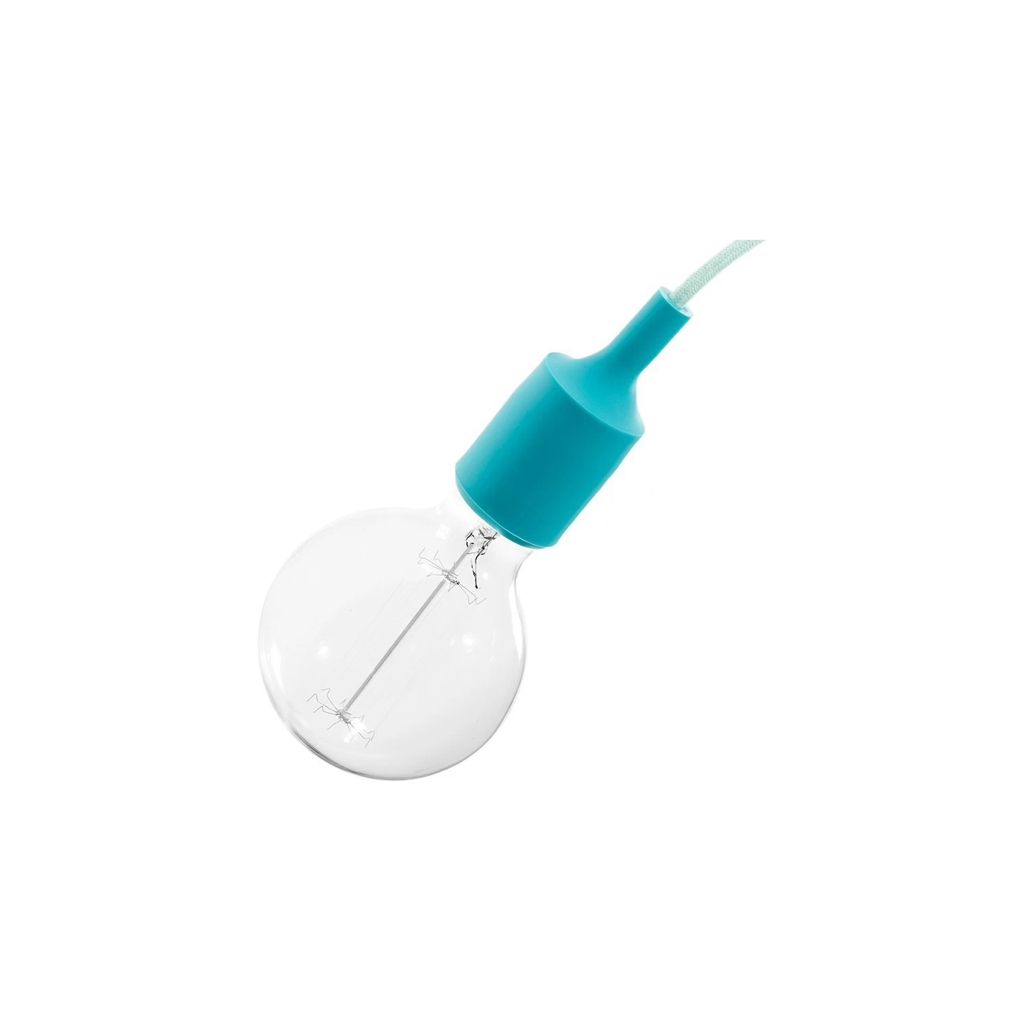 Silicone Light Bulb Socket Kits - E26 - Turquoise