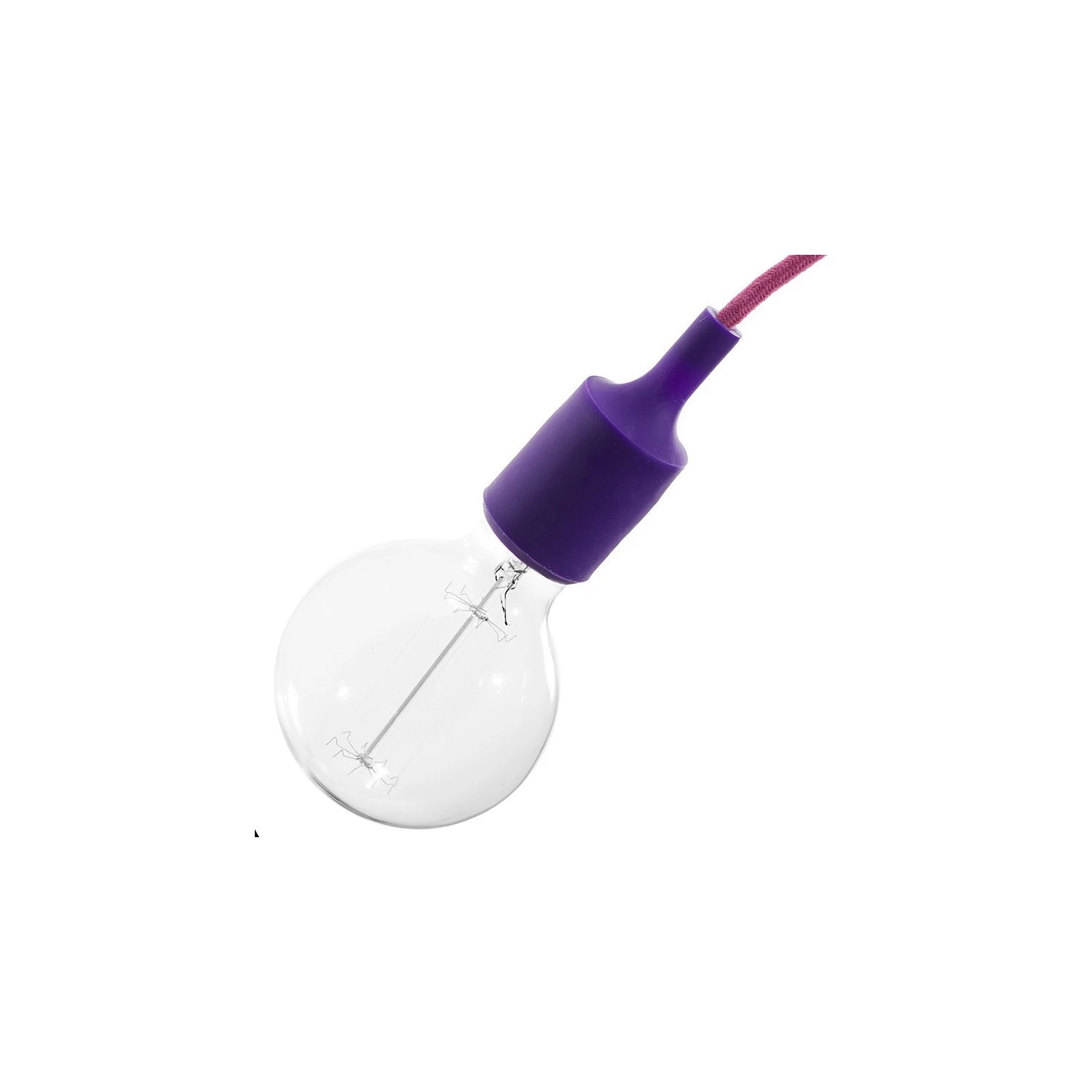 Silicone Light Bulb Socket Kits - E26 - Purple