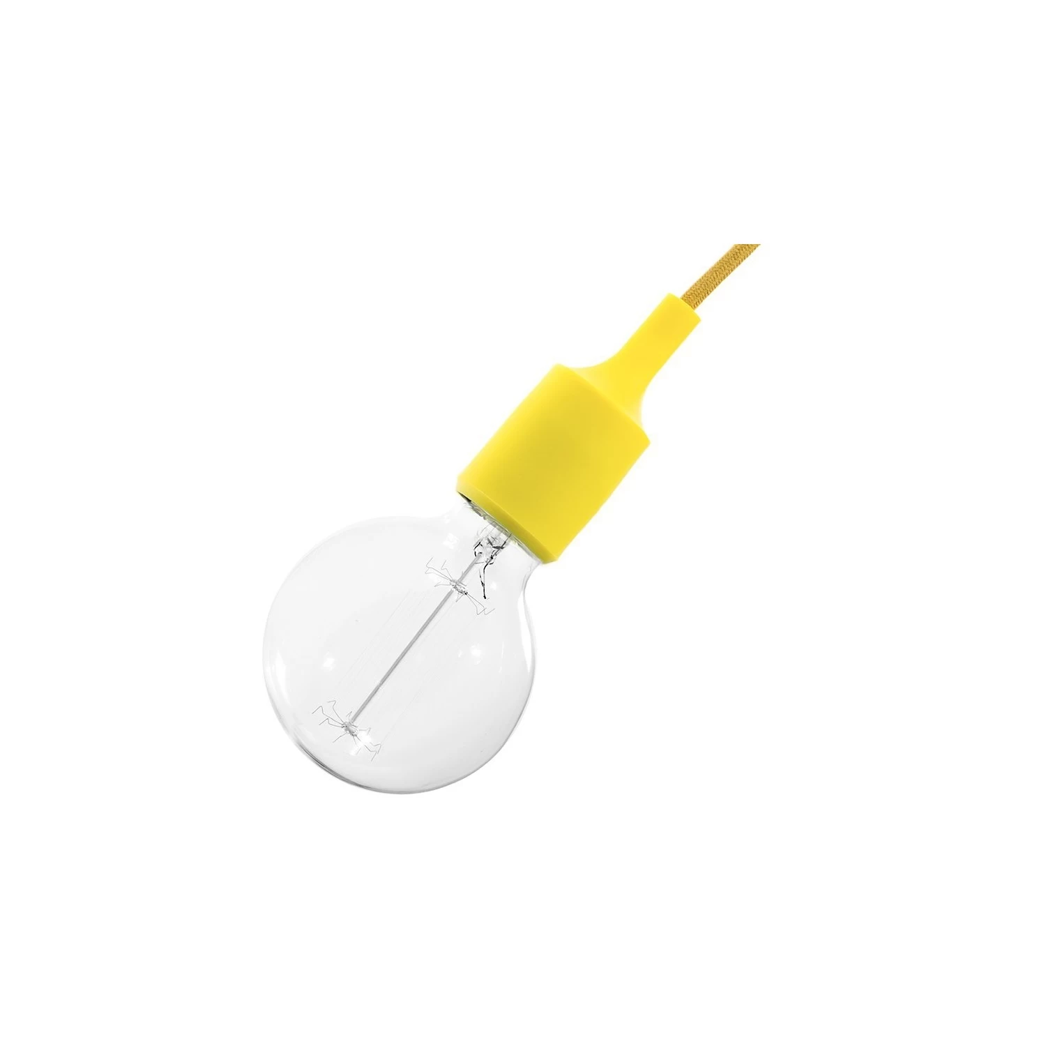 Silicone Light Bulb Socket Kits - E26 - Yellow