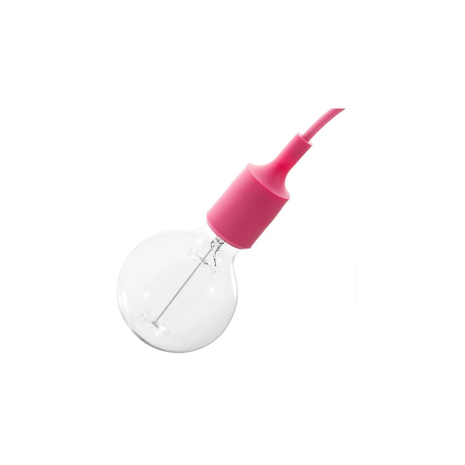 Silicone Light Bulb Socket Kits - E26 - Fuchsia