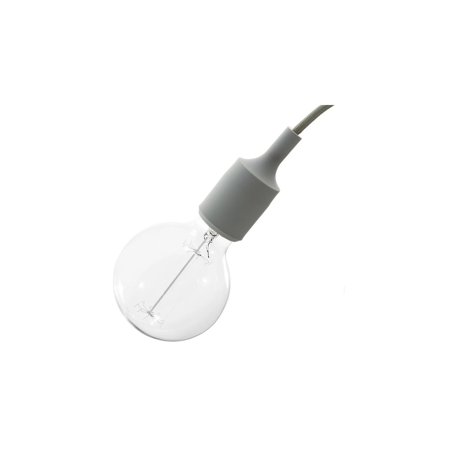 Silicone Light Bulb Socket Kits - E26 - Grey