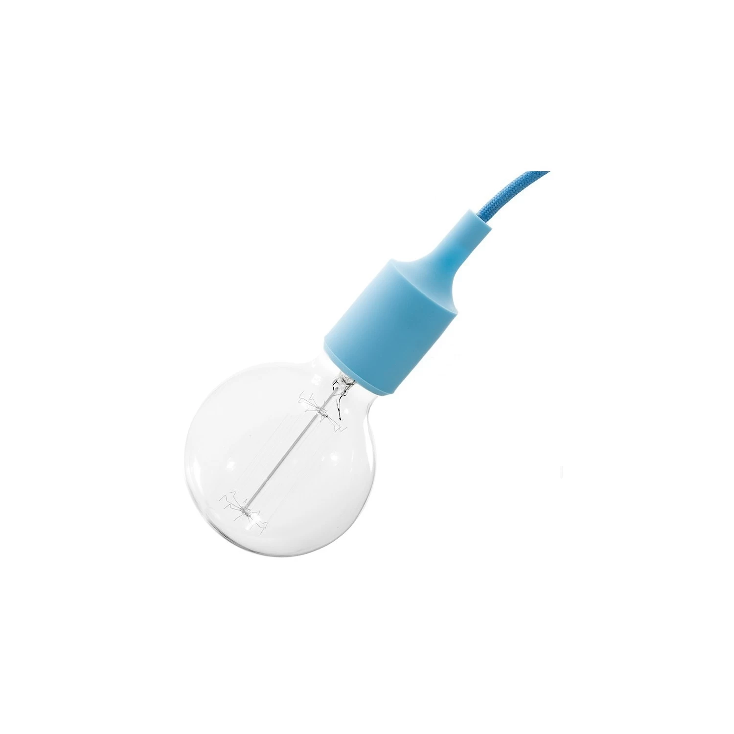 Silicone Light Bulb Socket Kits - E26 - Light blue